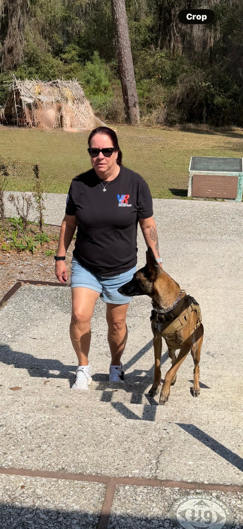 Jennifer Shrout founder of VFR with working service dog